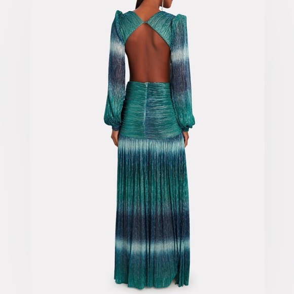 PATBO Ombré Plissé Cut-Out Maxi Dress - rehearsal/wedding guest - Picture 3 of 5